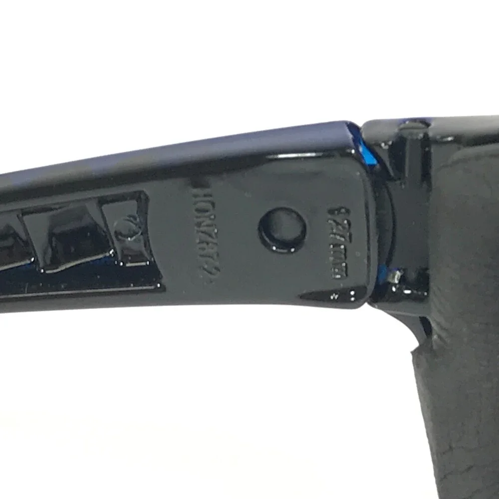 uvex Safety Goggles Eyeglasses Frames SW09 Black Blue Square Z87-2 56-21-127